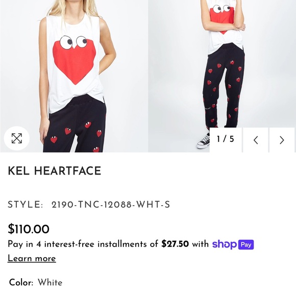 NEW LAUREN MOSHI KEL HEARTFACE - Picture 2 of 9